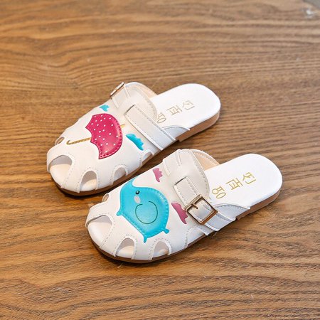 DancePeanut Summer New Kids Cut-outs Beach Slippers Shoes Children Girls Cute Animals Print Sandals Shoes Size 26-36
DancePeanut Summer New Kids Cut-outs Beach Slippers Shoes Children Girls Cute Animals Print Sandals Shoes Size 26-36