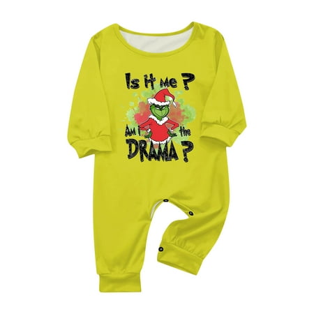 Hot Sale! WEANT Grinch Family Christmas Pjs Matching Sets Christmas Print Family Set Long Sleeved Top And Pants Set Family Set Baby: 18 Months #002Dj
Hot Sale! WEANT Grinch Family Christmas Pjs Matching Sets Christmas Print Family Set Long Sleeved Top And Pants Set Family Set Baby: 18 Months #002Dj