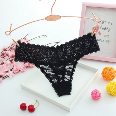 Breathable Low Rise Underwear for Women Lace Sexy T-Back G-String Thong See Through Soft Panties
Breathable Low Rise Underwear for Women Lace Sexy T-Back G-String Thong See Through Soft Panties