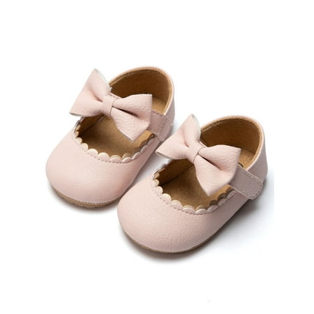 SIMANLAN Baby Girls Mary Jane First Walkers Flats Closed Toe Crib Shoes Infant Comfort Princess Shoe Newborn Rubber Sole Pink 6-12 months
SIMANLAN Baby Girls Mary Jane First Walkers Flats Closed Toe Crib Shoes Infant Comfort Princess Shoe Newborn Rubber Sole Pink 6-12 months
