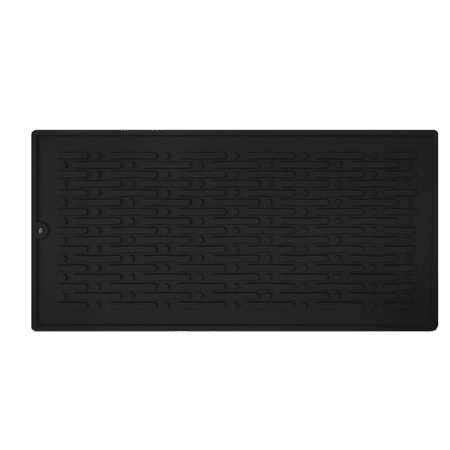 Silicone Dish Drying Mat for Multiple Usage Heat-resistant Silicone Mat for Kitchen Counter or Sink Refrigerator or Drawer liner Black Medium
Silicone Dish Drying Mat for Multiple Usage Heat-resistant Silicone Mat for Kitchen Counter or Sink Refrigerator or Drawer liner Black Medium