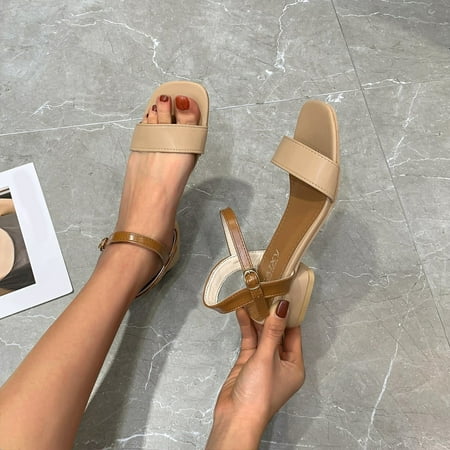YTJX Fashion Women s Spring And Summer Sandals Color Matching Low Heel Casual Sandals
YTJX Fashion Women s Spring And Summer Sandals Color Matching Low Heel Casual Sandals
