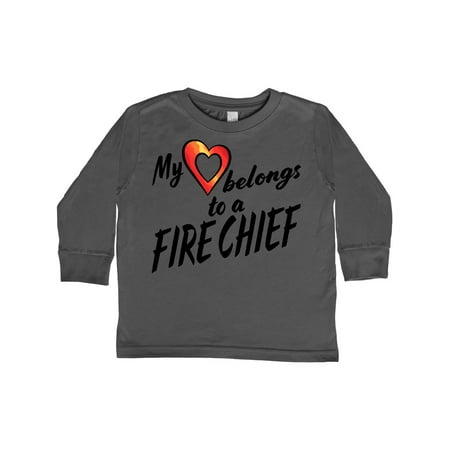 Inktastic My Heart Belongs to a Fire Chief with Red Heart Gift Toddler Boy or Toddler Girl Long Sleeve T-Shirt
Inktastic My Heart Belongs to a Fire Chief with Red Heart Gift Toddler Boy or Toddler Girl Long Sleeve T-Shirt