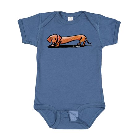 Inktastic Little Red Doxie Gift Baby Boy or Baby Girl Bodysuit