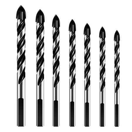 SouthEle 7Pcs Triangle Drill Threaded Wear-resistant Black U-groove Triangle Drill Head for Electric Drill
SouthEle 7Pcs Triangle Drill Threaded Wear-resistant Black U-groove Triangle Drill Head for Electric Drill