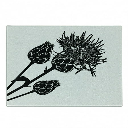 Artichoke Cutting Board Growing Thistle in Monochrome Style Thorny Plants Healthy Organic Decorative Tempered Glass Cutting and Serving Board Small Size Black and White by Ambesonne
Artichoke Cutting Board Growing Thistle in Monochrome Style Thorny Plants Healthy Organic Decorative Tempered Glass Cutting and Serving Board Small Size Black and White by Ambesonne