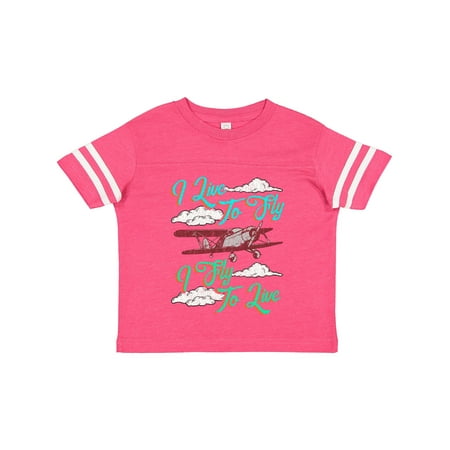 Inktastic Pilot Live to Fly Airplane Gift Toddler Boy or Toddler Girl T-Shirt
Inktastic Pilot Live to Fly Airplane Gift Toddler Boy or Toddler Girl T-Shirt