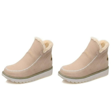 Asdomo Women S Classic Non-Slip Ankle Snow Boots On-The-Go Chukka Boot