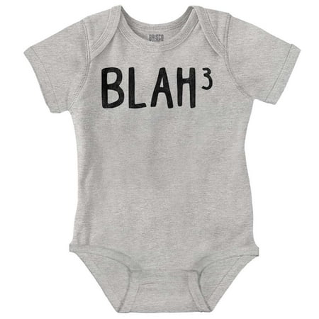 Funny Blah Cubed Snark Math Joke Romper Boys or Girls Infant Baby Brisco Brands NB
Funny Blah Cubed Snark Math Joke Romper Boys or Girls Infant Baby Brisco Brands NB