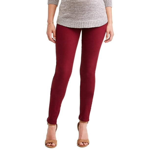 Maternity Oh! Mamma Skinny Pant with Demi Panel (Available in Plus Sizes)