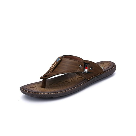 Wazshop Men Flip Flops Flat Heels Thongs Slip On Flats Non Open Toe Slippers Men s T Straps Casual Khaki 6.5
Wazshop Men Flip Flops Flat Heels Thongs Slip On Flats Non Open Toe Slippers Men s T Straps Casual Khaki 6.5