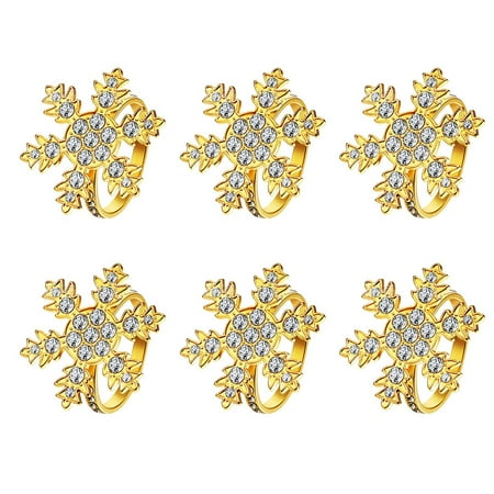 Kiskick Elegant Napkin Holders Enamel Christmas Napkin Rings Set Xmas Tree Reindeer Snowflake Design Elegant Table Decor for Christmas Wedding Party 6pcs
Kiskick Elegant Napkin Holders Enamel Christmas Napkin Rings Set Xmas Tree Reindeer Snowflake Design Elegant Table Decor for Christmas Wedding Party 6pcs