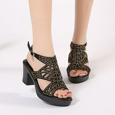 Hvyesh Sandals for Women Dressy Summer Ladies Fashion High Heel Sandals Comfortable Round Toe Causal Sandals Shoes Size 5.5
Hvyesh Sandals for Women Dressy Summer Ladies Fashion High Heel Sandals Comfortable Round Toe Causal Sandals Shoes Size 5.5