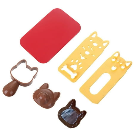 Cartoon Dog Pattern Rice Ball Mold for Baby Meal Food Kitchen Tools Durable Gift