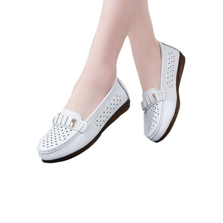 Ritualay Womens Breathable Flats Comfort Slip On Loafers Driving Work Round Toe Moccasins Hollow White 4.5
Ritualay Womens Breathable Flats Comfort Slip On Loafers Driving Work Round Toe Moccasins Hollow White 4.5