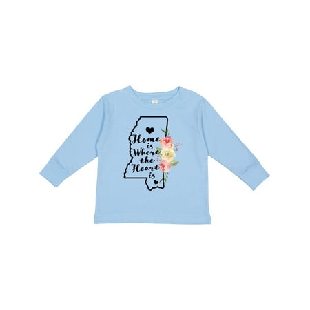 Inktastic Mississippi Home is Where the Heart is with Watercolor Boys or Girls Long Sleeve Toddler T-Shirt
Inktastic Mississippi Home is Where the Heart is with Watercolor Boys or Girls Long Sleeve Toddler T-Shirt