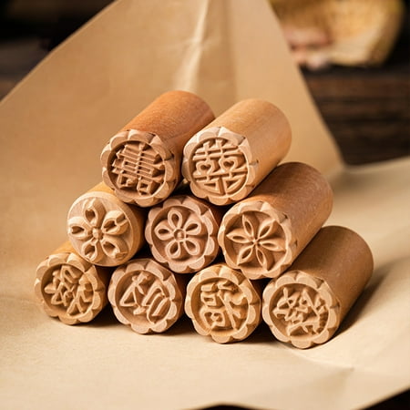 Heajfvd Cookie Stamp Reusable DIY Wood Chinese Moon Cake Pastry Stamp Cake Decor Tool
Heajfvd Cookie Stamp Reusable DIY Wood Chinese Moon Cake Pastry Stamp Cake Decor Tool