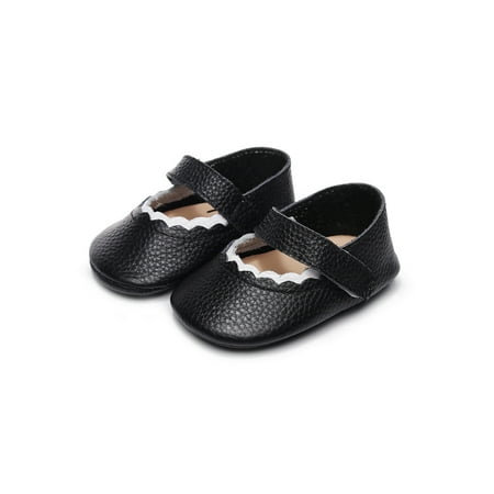 Woobling Baby Girls Mary Jane Prewalker Dress Shoes Soft Sole Flats Walking First Walkers Comfortable Princess Shoe Magic Tape Cute Black 6C
Woobling Baby Girls Mary Jane Prewalker Dress Shoes Soft Sole Flats Walking First Walkers Comfortable Princess Shoe Magic Tape Cute Black 6C