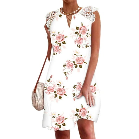 Wrcnote Sleepdress for Womens Sleeveless Nightwear Dress Floral Print Casual Loose Nightgowns V Neck Loungewear Pajama Dress
Wrcnote Sleepdress for Womens Sleeveless Nightwear Dress Floral Print Casual Loose Nightgowns V Neck Loungewear Pajama Dress