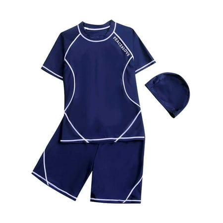 Swimsuit Solid Color Boys 2 PCS Short Sleeve Set 6-1-6Y Swimwear Children Spring Summer Leisure Soft Beach Vacation Children s Day Gift Bikini Bathing Suit
Swimsuit Solid Color Boys 2 PCS Short Sleeve Set 6-1-6Y Swimwear Children Spring Summer Leisure Soft Beach Vacation Children s Day Gift Bikini Bathing Suit