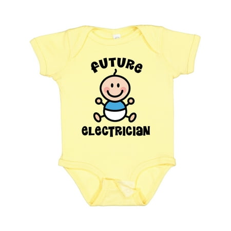 Inktastic Future Electrician Gift for Boy Gift Baby Boy Bodysuit