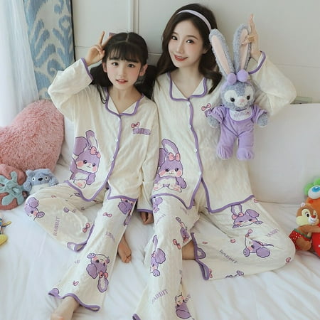 Cartoon Sanrios Cinnamoroll Hellokittys Cute Parent-child Clothing Pajamas Set Kawaii Long Sleeved Pants Home Clothing Girl Gift
Cartoon Sanrios Cinnamoroll Hellokittys Cute Parent-child Clothing Pajamas Set Kawaii Long Sleeved Pants Home Clothing Girl Gift