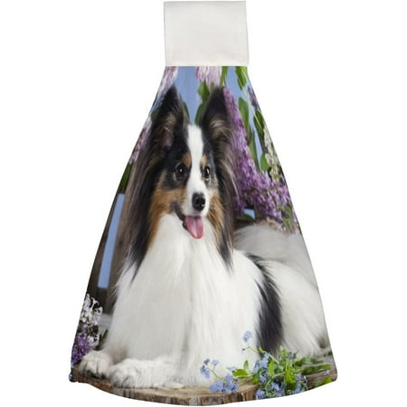 1 Pcs Hanging Towels Dish Towels Papillon Dog Absorbent Hand Towels with Hanging Loop Washcloth for Bathroom Kitchen
1 Pcs Hanging Towels Dish Towels Papillon Dog Absorbent Hand Towels with Hanging Loop Washcloth for Bathroom Kitchen
