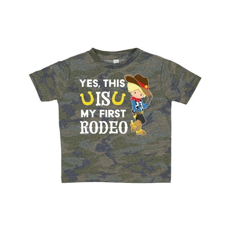Inktastic Yes This is My First Rodeo- Cowboy in Hat and Boots Gift Toddler Boy Girl T-Shirt
Inktastic Yes This is My First Rodeo- Cowboy in Hat and Boots Gift Toddler Boy Girl T-Shirt
