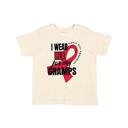 Inktastic Sickle Cell Awareness I Wear Red For My Gramps Gift Toddler Boy or Toddler Girl T-Shirt
Inktastic Sickle Cell Awareness I Wear Red For My Gramps Gift Toddler Boy or Toddler Girl T-Shirt