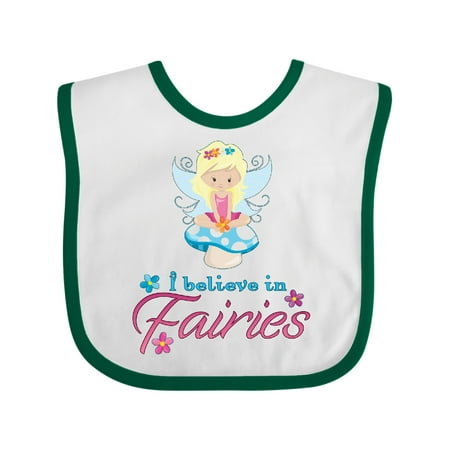Inktastic I Believe in Fairies Gift Baby Boy or Baby Girl Bib