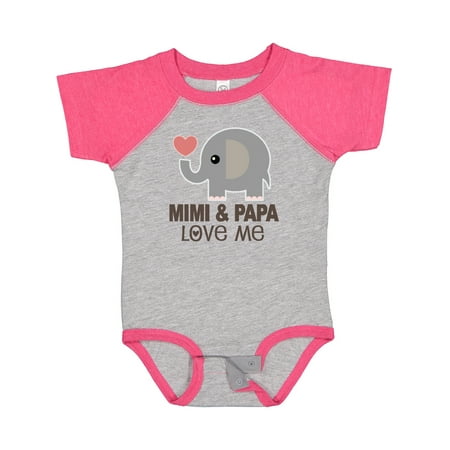 Inktastic Mimi and Papa Love Me Elephant Gift Baby Boy or Baby Girl Bodysuit
Inktastic Mimi and Papa Love Me Elephant Gift Baby Boy or Baby Girl Bodysuit