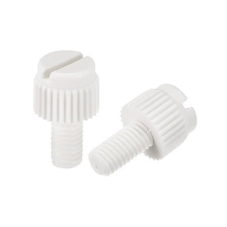 Uxcell Plastic Machine Screws M5x10mm PP Slotted Knurled Fasteners Bolts White 50Pack
Uxcell Plastic Machine Screws M5x10mm PP Slotted Knurled Fasteners Bolts White 50Pack