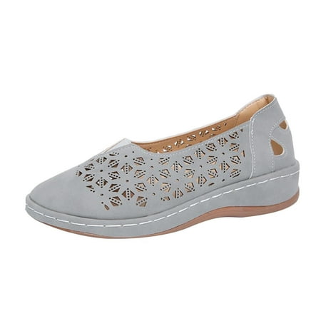 Women Walking Shoes Ladies Shoes Breathable Shoes Open Slip On Fashion Women Out Toe Flat Hollow Womens Casual Shoes casual shoes for Women Artificial leather Grey
Women Walking Shoes Ladies Shoes Breathable Shoes Open Slip On Fashion Women Out Toe Flat Hollow Womens Casual Shoes casual shoes for Women Artificial leather Grey