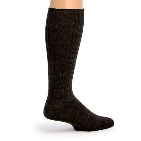 Warrior Alpaca Socks - Ribbed Casual Crew Alpaca Socks for Men & Women