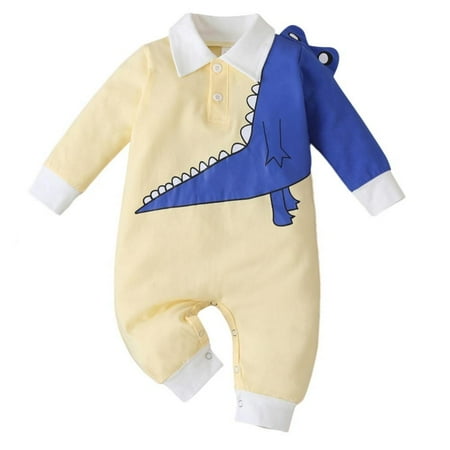 Baby Clothes for boys Newborn Baby Boys Clothes Spring Autumn Cute Dinosaur Jumpsuits Infant Cotton One-Piece Rompers Clothing
Baby Clothes for boys Newborn Baby Boys Clothes Spring Autumn Cute Dinosaur Jumpsuits Infant Cotton One-Piece Rompers Clothing