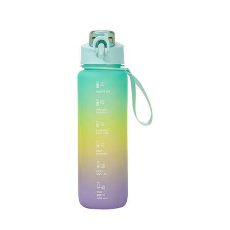 TBOLINE 32 oz Water Bottle with Time Marker Carry Strap Leak-Proof and BPA-Free Ensure You Drink Enough Water for Fitness Gym Camping Outdoor Sports (Blue Gradient)
TBOLINE 32 oz Water Bottle with Time Marker Carry Strap Leak-Proof and BPA-Free Ensure You Drink Enough Water for Fitness Gym Camping Outdoor Sports (Blue Gradient)