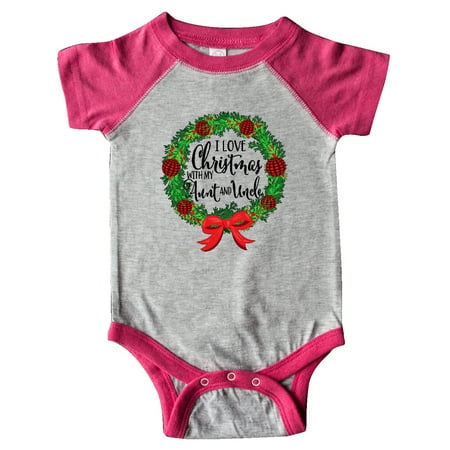 Inktastic I Love Christmas with My Aunt and Uncle Wreath Gift Baby Boy or Baby Girl Bodysuit
Inktastic I Love Christmas with My Aunt and Uncle Wreath Gift Baby Boy or Baby Girl Bodysuit