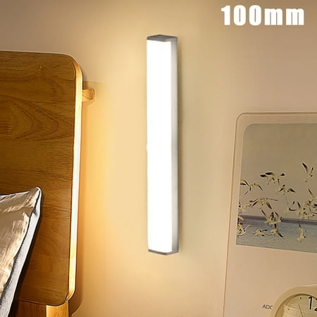 Magnetic Mount Night Light Human Body Induction LED Lights Rechargeable Eye Protection Stepless Dimming White/Warm Color White Light Aluminum Color 100mm
Magnetic Mount Night Light Human Body Induction LED Lights Rechargeable Eye Protection Stepless Dimming White/Warm Color White Light Aluminum Color 100mm