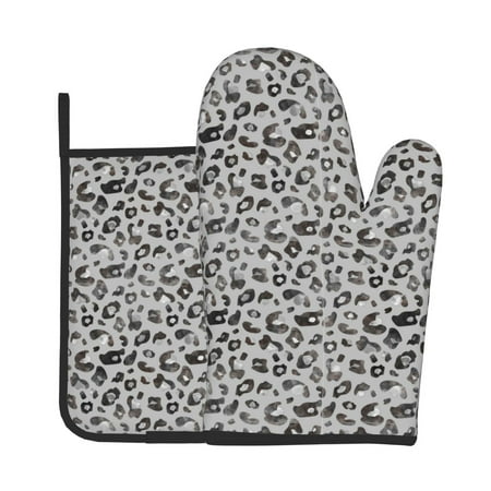 Vsdgher Wild Animal Leopard Print Oven Mitts and Pot Holders 2 pcs Set High Heat Resistant Kitchen Oven Glove for Baking and Cooking
Vsdgher Wild Animal Leopard Print Oven Mitts and Pot Holders 2 pcs Set High Heat Resistant Kitchen Oven Glove for Baking and Cooking