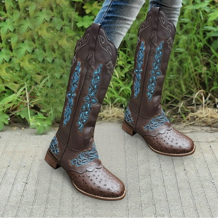 TALKVE Women s Toe Color Shoes Boots Fashion Matching Boots Women s Boots