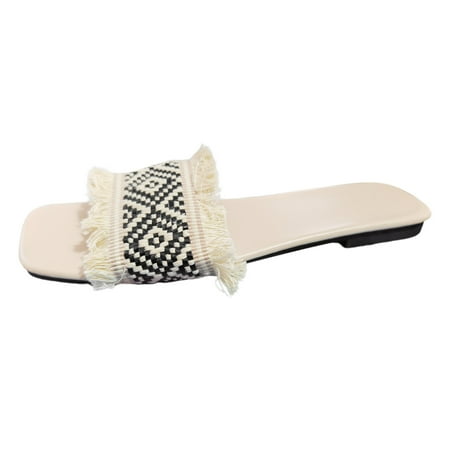 LUOGENLI Female Summer Womens Platform Sandals Ladies Summer Bohemian Style Ethnic Style Simple Square Head Casual Beach Sandals Large Size Sandals Slippers Wedge Sandals for Women On
LUOGENLI Female Summer Womens Platform Sandals Ladies Summer Bohemian Style Ethnic Style Simple Square Head Casual Beach Sandals Large Size Sandals Slippers Wedge Sandals for Women On
