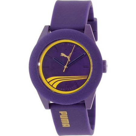 Puma Men's PU103971005 Purple Rubber Quartz Watch