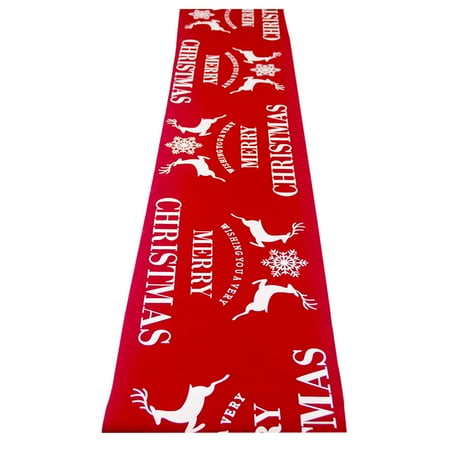 HOMEMAXS Christmas Table Runner Xmas Elk and Snowflake Printed Polyester Decorative Tablecloth Overlay Rectangular Party Supplies (Red)
HOMEMAXS Christmas Table Runner Xmas Elk and Snowflake Printed Polyester Decorative Tablecloth Overlay Rectangular Party Supplies (Red)