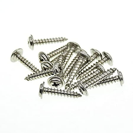 LHX20pcs/Lot 304 Stainless Steel Self-Tapping Screws M1.4 M1.7 M2 M3 M4 Cross Round Head PWA Pan Head with Pad Screw (Size : M2-10mm(20pcs))-0810
LHX20pcs/Lot 304 Stainless Steel Self-Tapping Screws M1.4 M1.7 M2 M3 M4 Cross Round Head PWA Pan Head with Pad Screw (Size : M2-10mm(20pcs))-0810