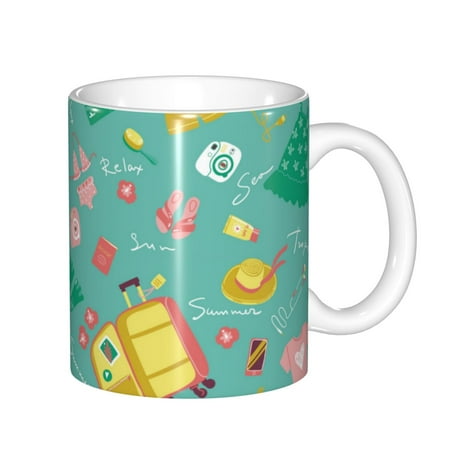 Zeuib Happy Summer Ceramic Coffee Mug with Large Handle,Modern Reactive Glaze Dishwasher & Microwave Safe – Perfect for Home Office Café Gift-Ready
Zeuib Happy Summer Ceramic Coffee Mug with Large Handle,Modern Reactive Glaze Dishwasher & Microwave Safe – Perfect for Home Office Café Gift-Ready