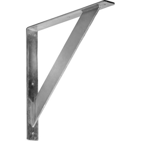 Ekena Millwork 2 W x 16 D x 16 H Traditional Bracket Steel (6-Pack)