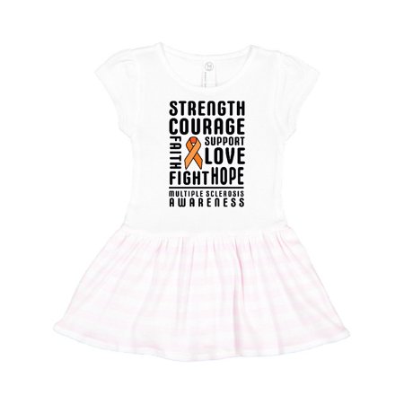 Inktastic Multiple Sclerosis Awareness Strength Courage and Support Gift Toddler Girl Dress
Inktastic Multiple Sclerosis Awareness Strength Courage and Support Gift Toddler Girl Dress