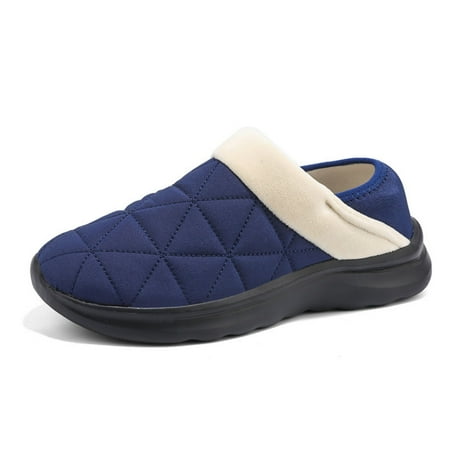 Bosleng Mens House Slippers Slip on Snow Winter Warm Fully Fur Lined Slippers Indoor Outdoor Shoes
Bosleng Mens House Slippers Slip on Snow Winter Warm Fully Fur Lined Slippers Indoor Outdoor Shoes