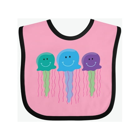 Inktastic Jellyfish Jellies Sea Creatures Gift Baby Boy or Baby Girl Bib