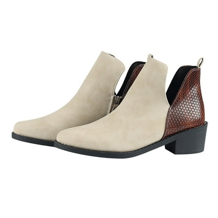 hopeusnice Women s Cut Out Ankle Boots Color Block Side Zipper Block Heel Slip On Booties Comfortable Faux Suede Mid Calf Boots Brown 36
hopeusnice Women s Cut Out Ankle Boots Color Block Side Zipper Block Heel Slip On Booties Comfortable Faux Suede Mid Calf Boots Brown 36